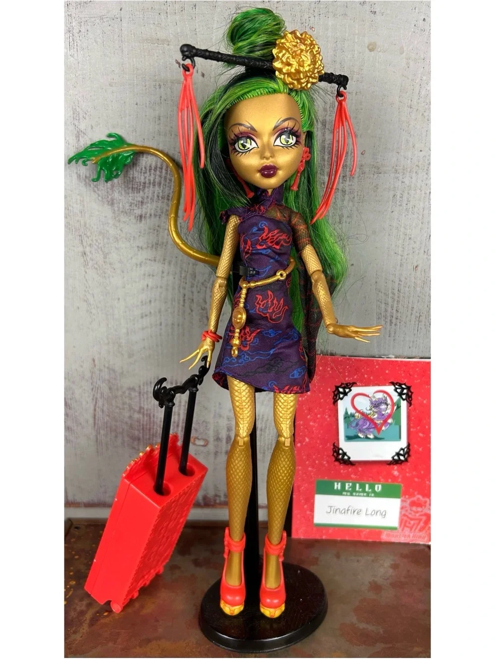ON HOLD DNB Monster High Jinafire Long Scaris Doll